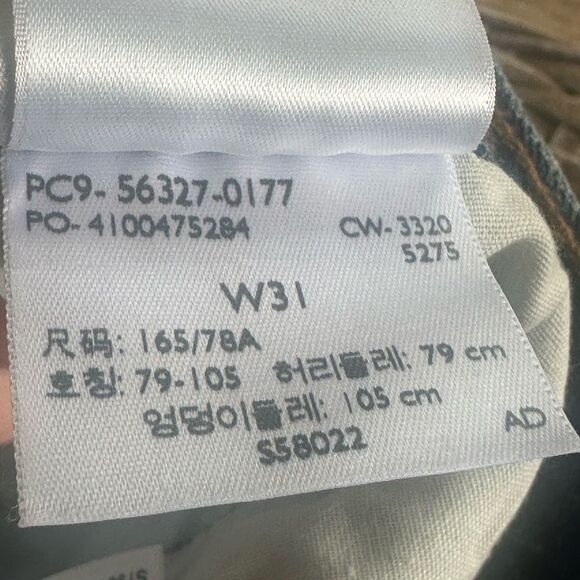 Levi’s 501 Medium Blue Distressed Denim Jeans 31 - Picture 7 of 7